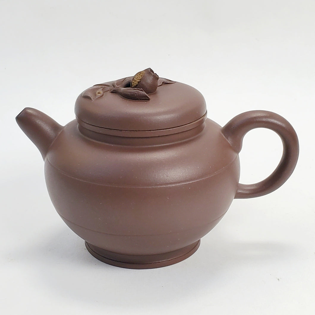 YiXing Zi Sha Purple Clay Fu Yuan Peach Teapot 160 ml