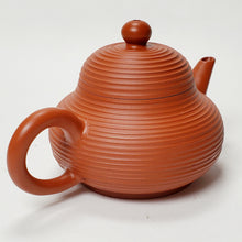 Load image into Gallery viewer, Chao Zhou Red Clay Teapot - Lined Short Pear 110 ml
