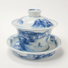 Load image into Gallery viewer, Gaiwan - Blue &amp; White Mountain 200 ml
