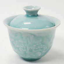 Load image into Gallery viewer, Gaiwan Porcelain - Long Quan Celadon Mountain Village 2 pcs Set 120 ml
