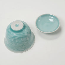 Load image into Gallery viewer, Gaiwan Porcelain - Long Quan Celadon Mountain Village 2 pcs Set 120 ml
