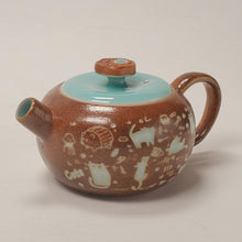 Load image into Gallery viewer, Teapot - Porcelain Long Quan Two Tone Cats 100 ml
