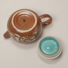 Load image into Gallery viewer, Teapot - Porcelain Long Quan Two Tone Cats 100 ml
