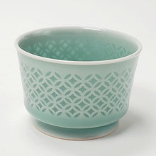 Load image into Gallery viewer, Teacup Porcelain- Long Quan Kiln Celadon Coin Style 80 ml
