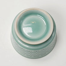 Load image into Gallery viewer, Teacup Porcelain- Long Quan Kiln Celadon Coin Style 80 ml
