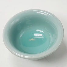 Load image into Gallery viewer, Teacup Porcelain - Sky Blue Celadon Dragon Hand Carved 110 ml
