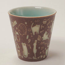 Load image into Gallery viewer, Teacups Porcelain - Long Quan Kiln Two Tone Cats 60 ml #1
