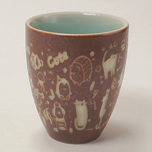 Load image into Gallery viewer, Teacups Porcelain - Long Quan Kiln Two Tone Cats 80 ml #2
