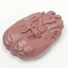 Load image into Gallery viewer, Zhuni Red Clay Dragon Lid Holder
