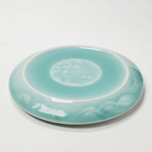 Load image into Gallery viewer, Tea Boat Tray Long Quan Kiln Celadon Porcelain Landscape
