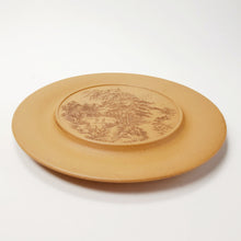Load image into Gallery viewer, Tea Boat Tray Yixing Duan Ni Clay Carved Landscape
