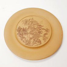 Load image into Gallery viewer, Tea Boat Tray Yixing Duan Ni Clay Carved Landscape
