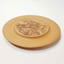 Load image into Gallery viewer, Tea Boat Tray Yixing Duan Ni Clay Carved Landscape
