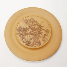 Load image into Gallery viewer, Tea Boat Tray Yixing Duan Ni Clay Carved Landscape
