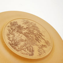 Load image into Gallery viewer, Tea Boat Tray Yixing Duan Ni Clay Carved Landscape
