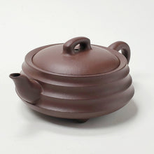 Load image into Gallery viewer, Yixing Te Pin Purple Clay Teapot Bamboo Root Shape 140 ml
