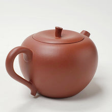Load image into Gallery viewer, Yixing Xiao Hong Ni Small Red Clay Teapot Apple Shape 160 ml
