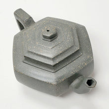Load image into Gallery viewer, Yixing Republic Period Green Clay - Hexagon Xue Hua 240 ml
