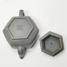 Load image into Gallery viewer, Yixing Republic Period Green Clay - Hexagon Xue Hua 240 ml
