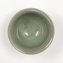 Load image into Gallery viewer, Teacup Porcelain - Yao Zhou Kiln Celadon Hand Carved Peony 70 ml
