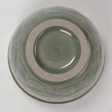 Load image into Gallery viewer, Teacup Porcelain - Yao Zhou Kiln Celadon Hand Carved Peony 130 ml
