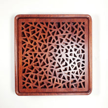 Load image into Gallery viewer, Tea Boat Tray Rectangular Huang Hua Li Hardwood Squre

