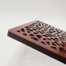 Load image into Gallery viewer, Tea Boat Tray Rectangular Huang Hua Li Hardwood Squre
