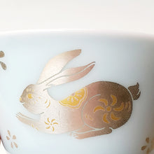 Load image into Gallery viewer, Gaiwan Porcelain Set - Silver Bunny Light Blue
