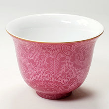 Load image into Gallery viewer, Teacup Rose Red Hand Painted Floral Porcelain 70 ml
