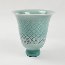 Load image into Gallery viewer, Teacup Porcelain- Long Quan Kiln Celadon Bell Shape Coin Style 80 ml
