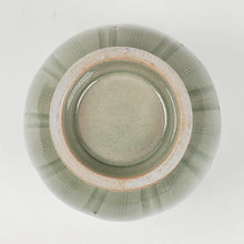 Load image into Gallery viewer, Teacup - Celadon Porcelain Hand Carved Magnolia 120 ml
