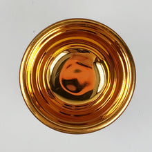 Load image into Gallery viewer, Teacup - Gold 24k Lined Snowing Mountain Landscape 150 ml
