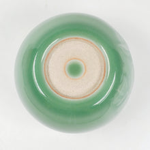 Load image into Gallery viewer, Teacup - Gold 24k Lined Celadon Butterfly and Flower 120 ml
