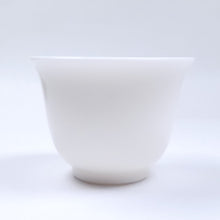 Load image into Gallery viewer, Teacup - White Porcelain Bamboo 80 ml 2 pcs
