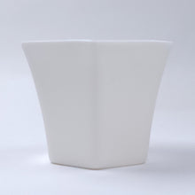 Load image into Gallery viewer, Teacup - White Porcelain Hexagon Bamboo 50 ml 2 pcs
