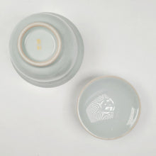 Load image into Gallery viewer, Gaiwan - Bluish Gray Porcelain with Window Framed Orchid 120 ml

