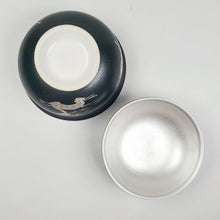 Load image into Gallery viewer, Gaiwan - Pure Silver Lined Black Deer 2 pcs 120 ml
