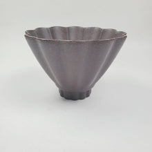 Load image into Gallery viewer, Teacup - Yixing Purple Clay Chrysanthemum Flower Shape 140 ml
