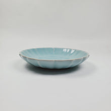 Load image into Gallery viewer, Saucer - Celadon Porcelain Sunflower Shape with Ice Cracks 2 pc
