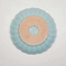 Load image into Gallery viewer, Saucer - Celadon Porcelain Sunflower Shape with Ice Cracks 2 pc
