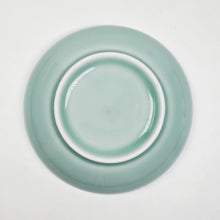 Load image into Gallery viewer, Saucer - Celadon Porcelain with Prunus Flower Relief 2 pc
