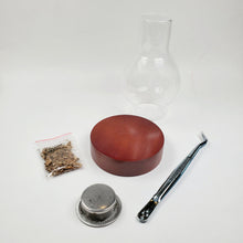Load image into Gallery viewer, Incense Burner - Candle Light Glass Lamp
