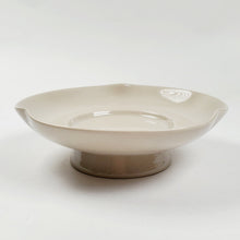 Load image into Gallery viewer, Saucer - Ash Glaze Porcelain Scallop Shape 2 pc
