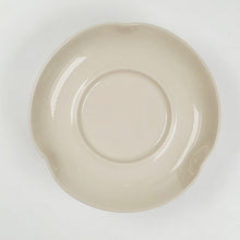 Load image into Gallery viewer, Saucer - Ash Glaze Porcelain Scallop Shape 2 pc
