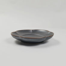 Load image into Gallery viewer, Saucer - Brown Ceramic Flower Shape 2 pc
