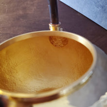 Load image into Gallery viewer, Gold Plated Pure Silver Tea Water Kettle - Jade Cloud 700 ml
