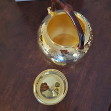 Load image into Gallery viewer, Gold Plated Pure Silver Tea Water Kettle - Jade Cloud 700 ml

