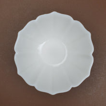 Load image into Gallery viewer, Teacup - White Jade Like Porcelain Sunflower Shape 45 ml 2 pcs
