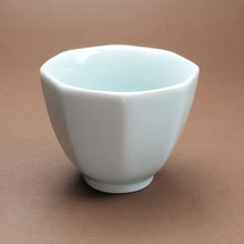 Load image into Gallery viewer, Teacup - Celadon Porcelain Octagon Shape 50 ml 2 pcs
