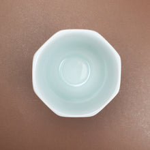 Load image into Gallery viewer, Teacup - Celadon Porcelain Octagon Shape 50 ml 2 pcs
